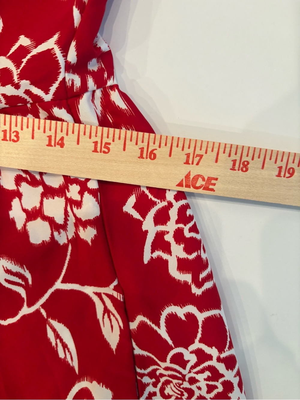 Red Floral Maxi Dress with Cream Botanical Print-medium-beach-coast-boho-NEW - Picture 4 of 7